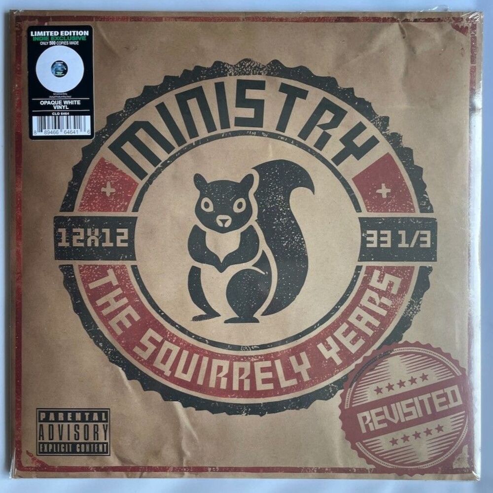 Ministry – The Squirrely Years Revisited – Limited White Vinyl, LP Cleopatra NEW
